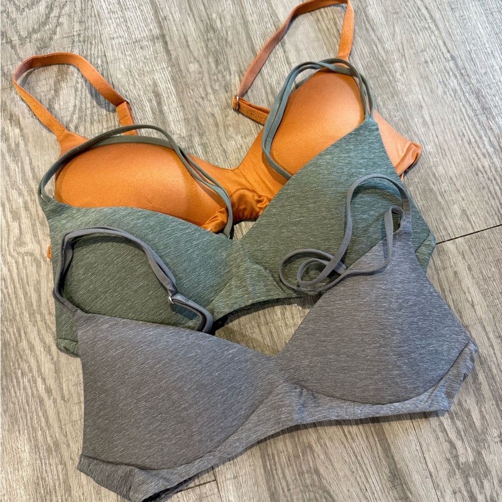 Aerie Sunnie Wirless Push Up Bra Set 32B